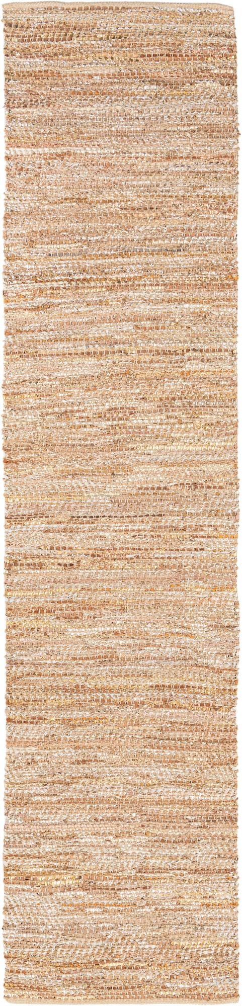 Urban Shimmer Jute Collection Area Rug - Metropolis Runner Natural lifestyle 17