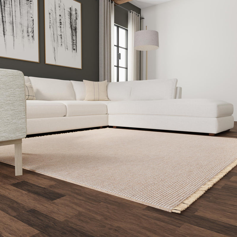 Country Homestead Collection Area Rug - Meadowbrook Square Gray lifestyle 95