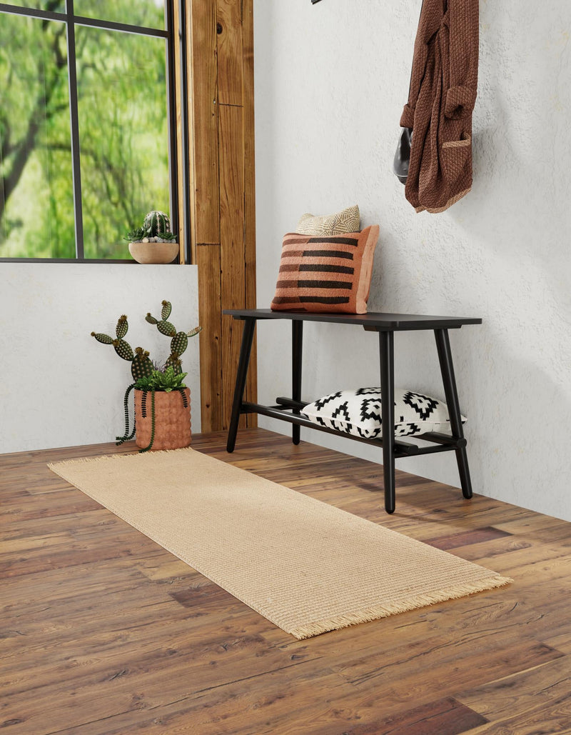 Country Homestead Collection Area Rug - Meadowbrook Runner Natural lifestyle 54