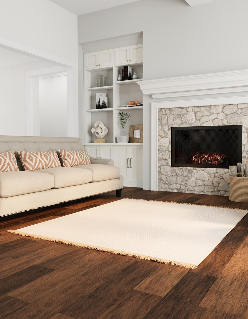 Country Homestead Collection Area Rug - Meadowbrook Square Ivory lifestyle 55