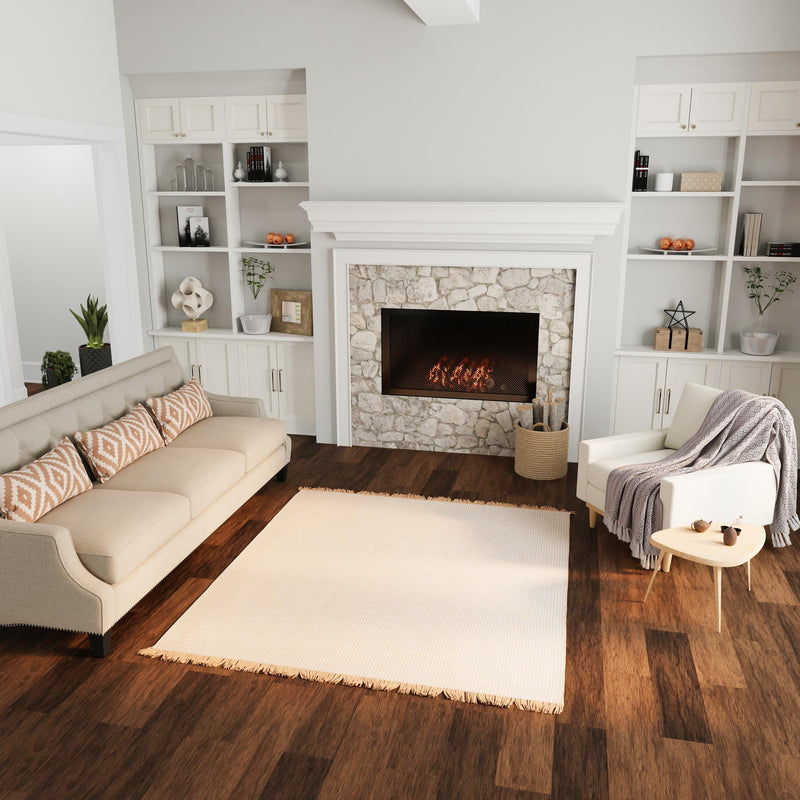 Country Homestead Collection Area Rug - Meadowbrook Square Ivory lifestyle 77