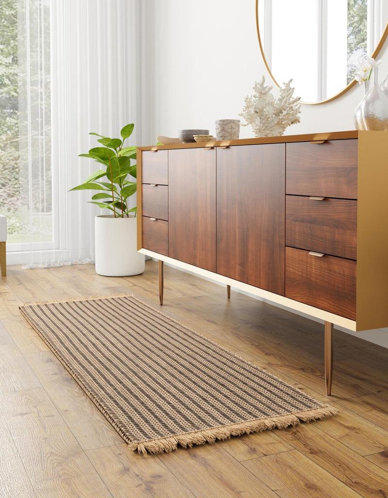 Country Homestead Collection Area Rug - Grangehurst Runner Charcoal lifestyle 22