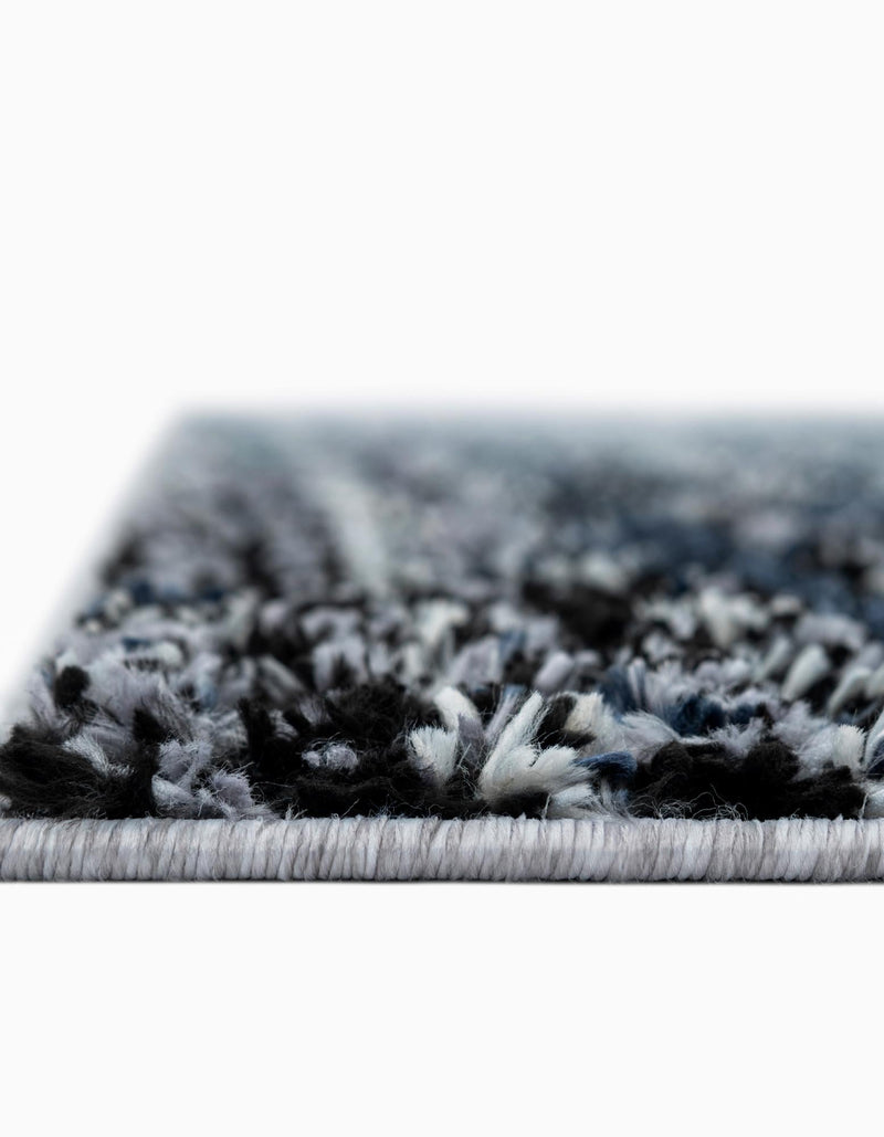 Santa Fe Trails Collection Area Rug - Zuni Rectangle Blue and Gray lifestyle 7
