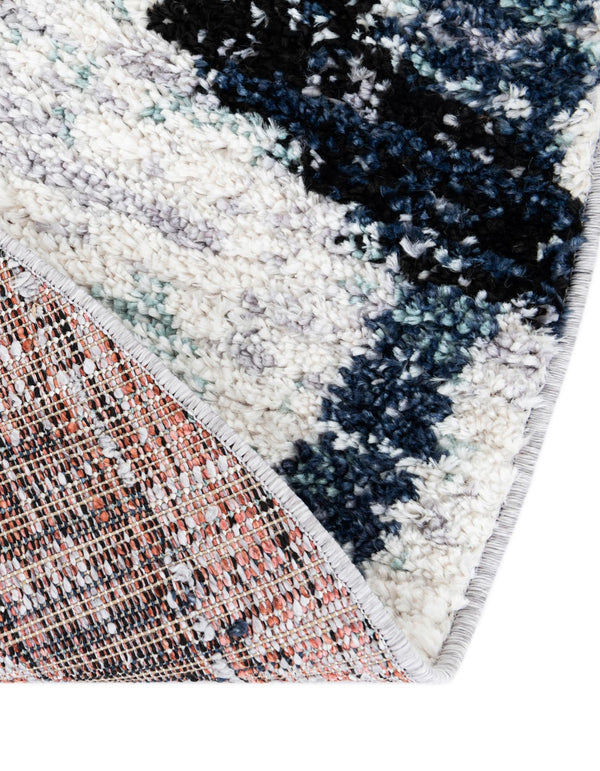 Santa Fe Trails Collection Area Rug - Taos Round Ivory lifestyle 63
