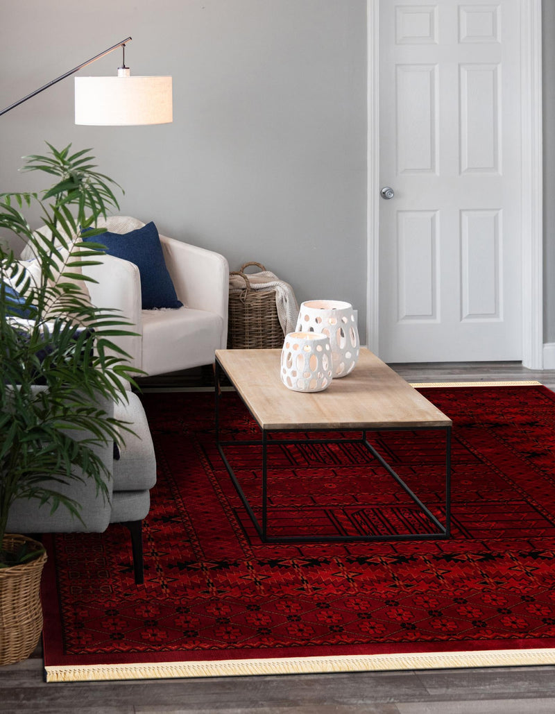 Samarkand Elegance Collection Area Rug - Ark Square Red lifestyle 24