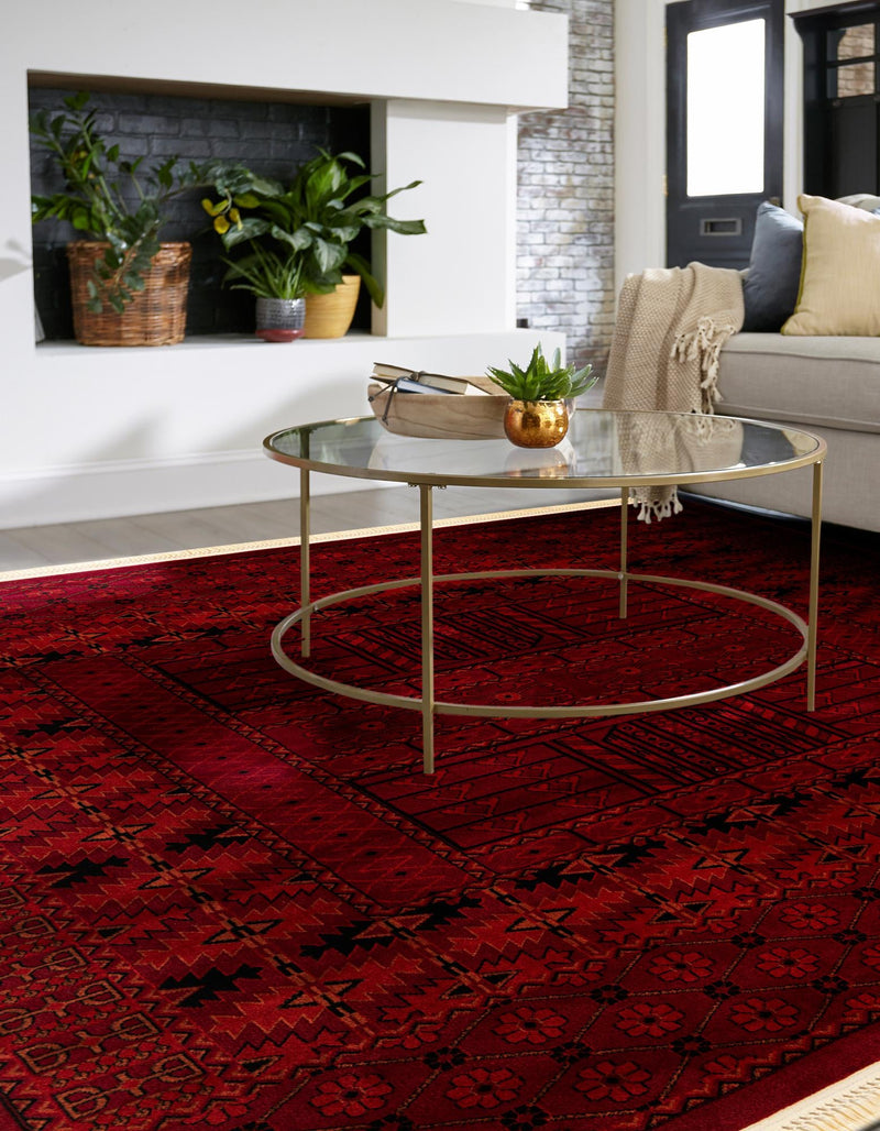 Samarkand Elegance Collection Area Rug - Ark Square Red lifestyle 28