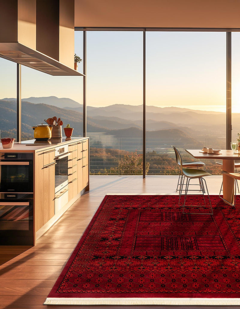 Samarkand Elegance Collection Area Rug - Ark Square Red lifestyle 52