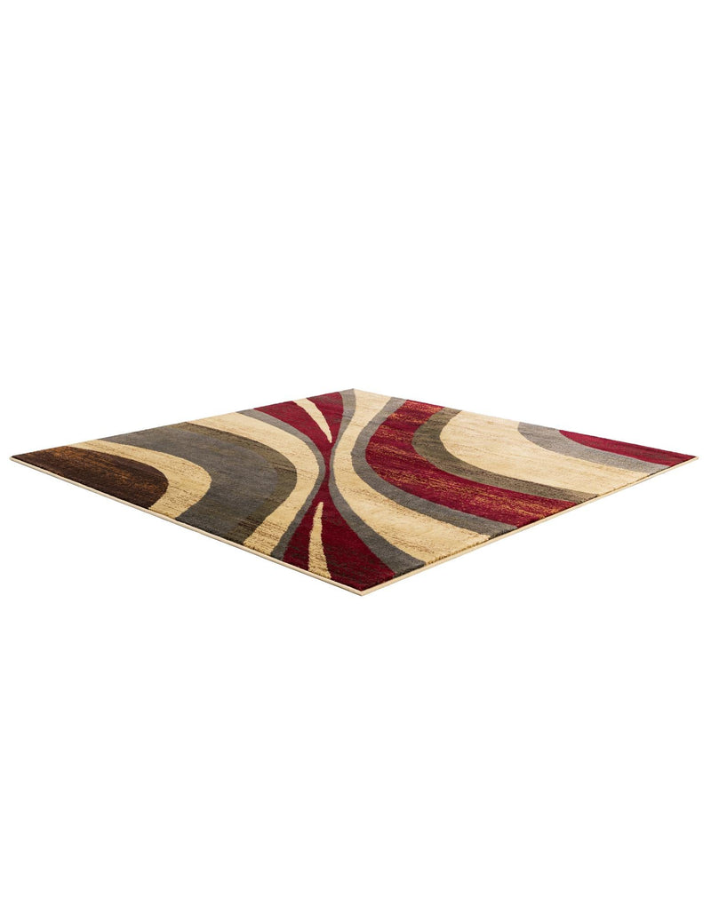Bistro Lounge Collection Area Rug - Frappe Square Beige lifestyle 29