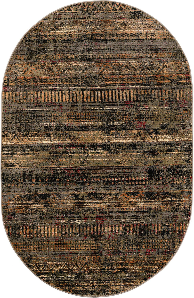 Neptune Elegance Collection Area Rug - Nereid Oval Blue lifestyle 50