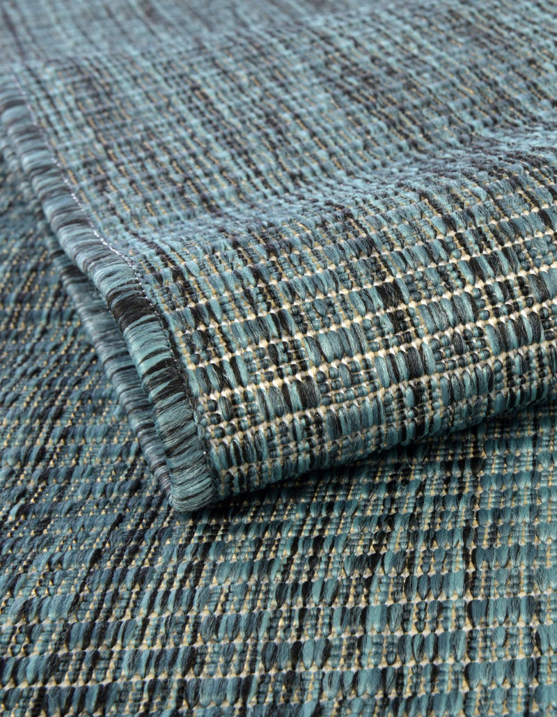 Patio Perfection Collection Area Rug - Veranda (Teal) Oval Teal lifestyle 15