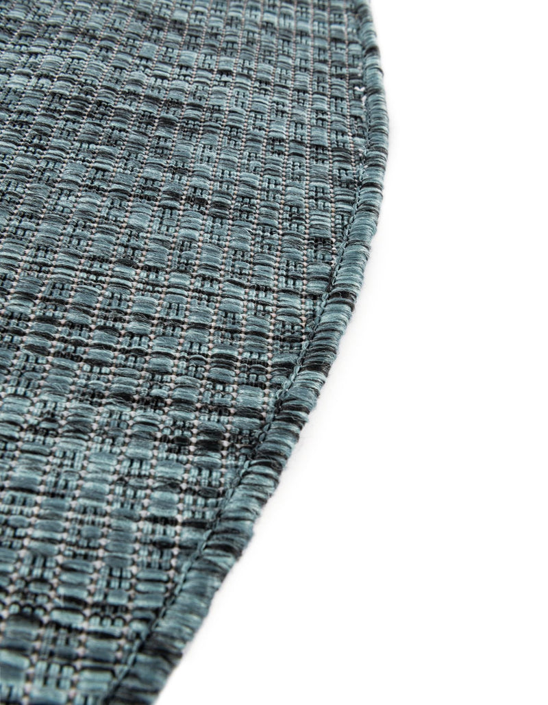 Patio Perfection Collection Area Rug - Veranda (Teal) Oval Teal lifestyle 17