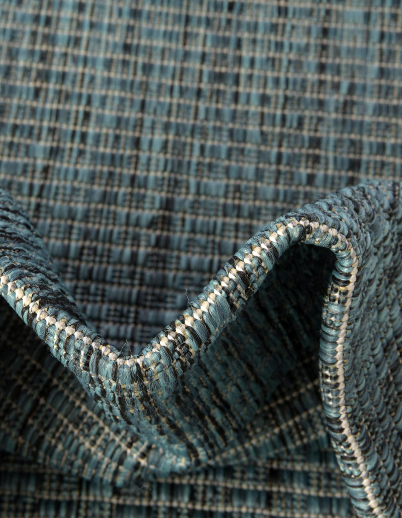 Patio Perfection Collection Area Rug - Veranda (Teal) Oval Teal lifestyle 19