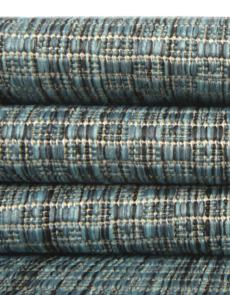 Patio Perfection Collection Area Rug - Veranda (Teal) Oval Teal lifestyle 31