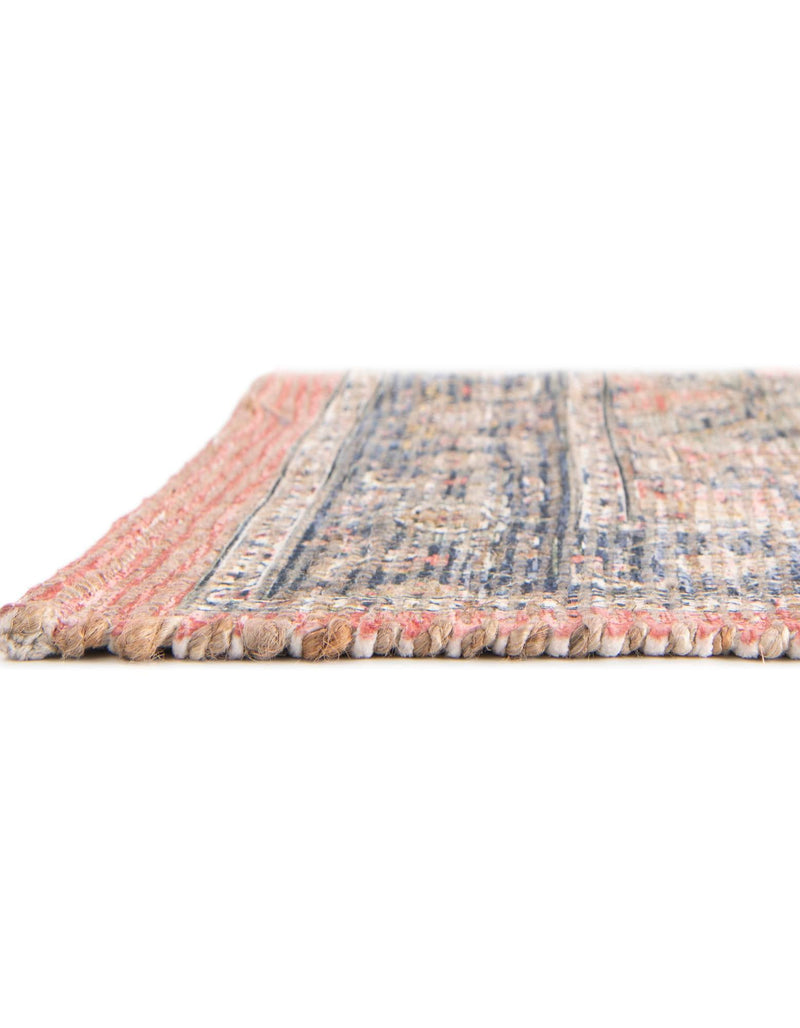 Desert Weave Jute Collection Area Rug - Negev Rectangle Antique Red lifestyle 14