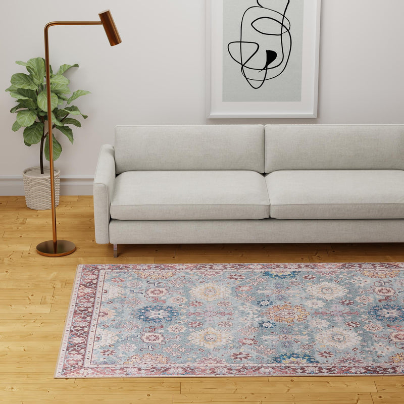 Heritage Elegance Collection Area Rug - Himeji Rectangle Green lifestyle 62