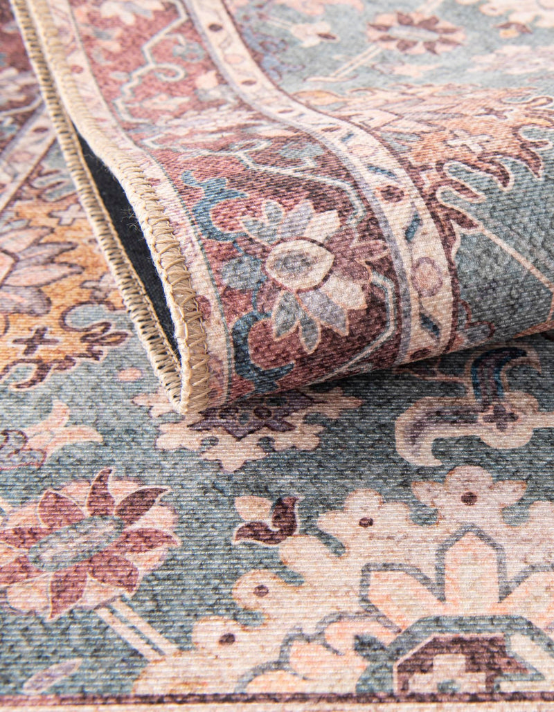 Heritage Elegance Collection Area Rug - Himeji Runner Green lifestyle 77