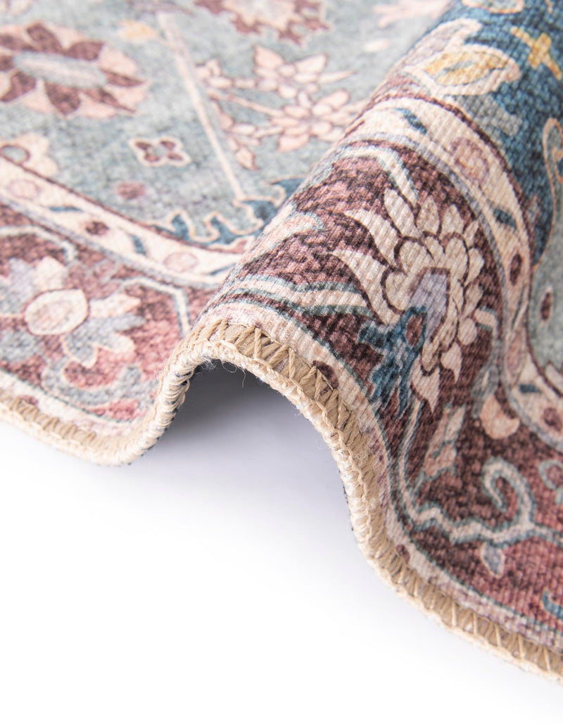 Heritage Elegance Collection Area Rug - Himeji Runner Green lifestyle 97