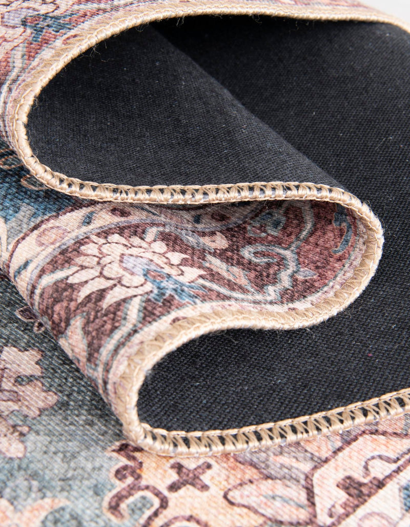 Heritage Elegance Collection Area Rug - Himeji Runner Green lifestyle 112
