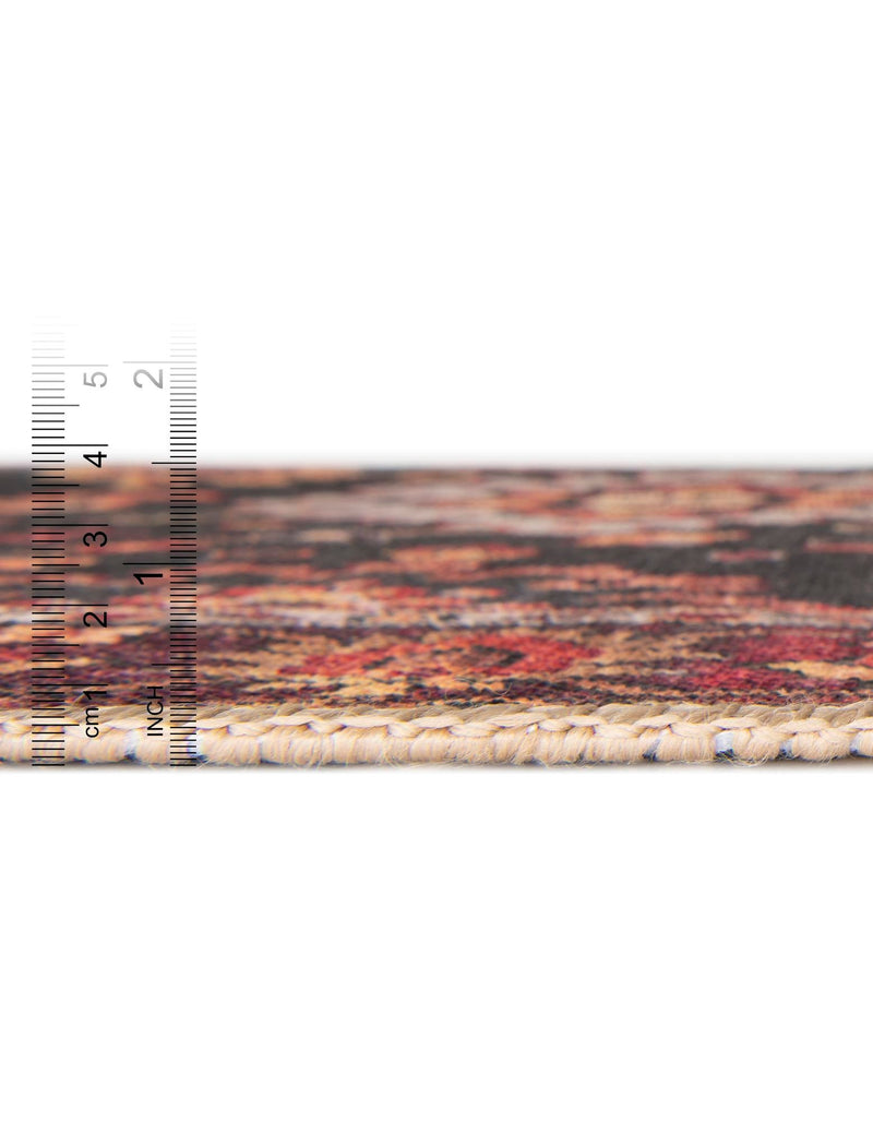 Heritage Elegance Collection Area Rug - Himeji Rectangle Black lifestyle 14