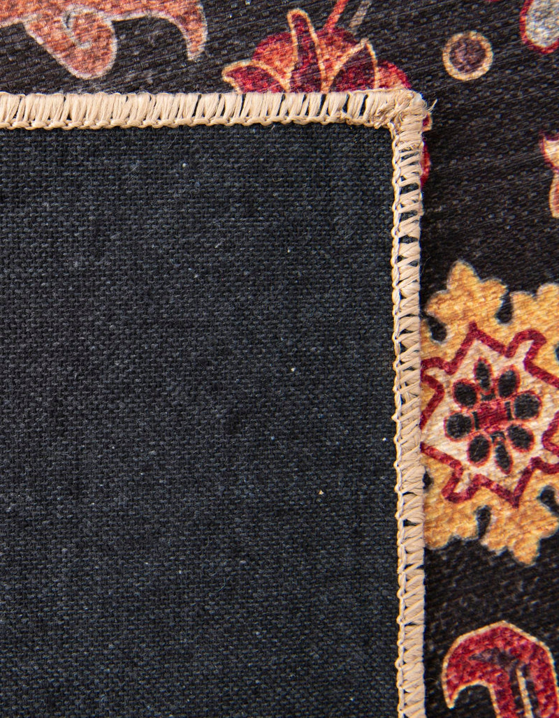 Heritage Elegance Collection Area Rug - Himeji Rectangle Black lifestyle 26