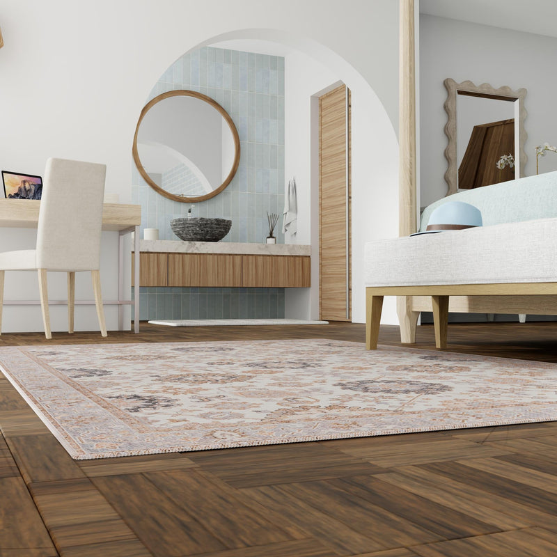 Heritage Elegance Collection Area Rug - Himeji Rectangle Ivory lifestyle 58