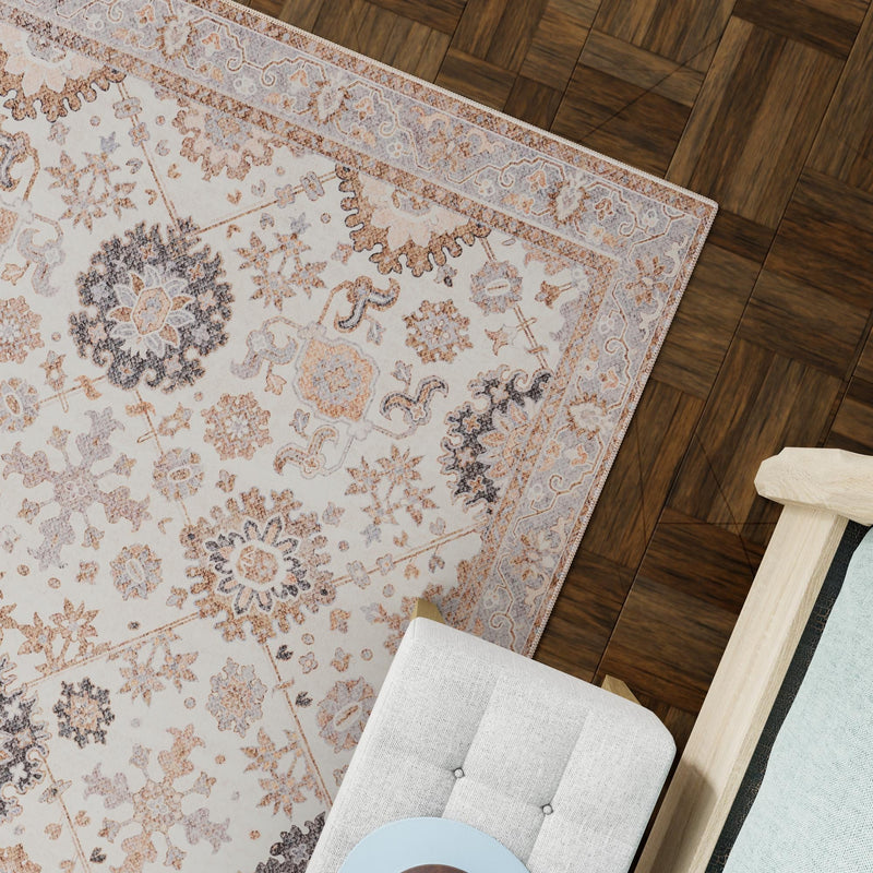 Heritage Elegance Collection Area Rug - Himeji Rectangle Ivory lifestyle 63