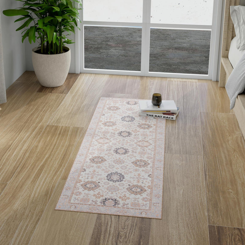 Heritage Elegance Collection Area Rug - Himeji Runner Ivory lifestyle 151