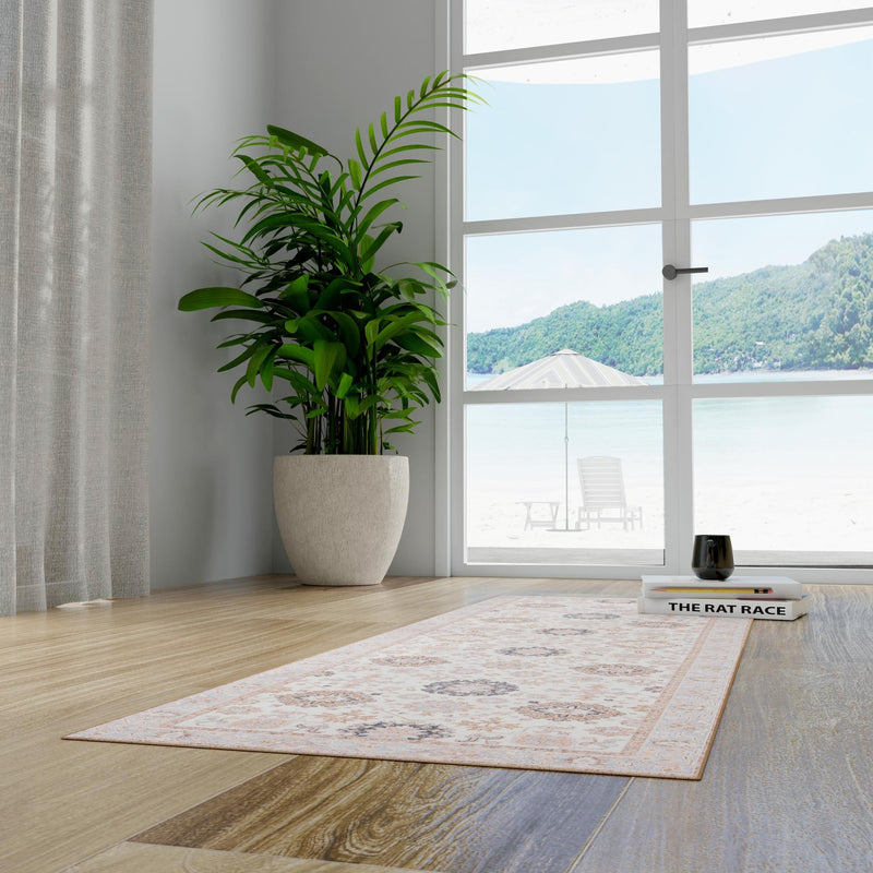Heritage Elegance Collection Area Rug - Himeji Runner Ivory lifestyle 165