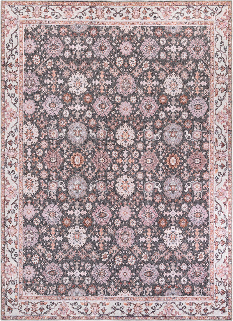 Heritage Elegance Collection Area Rug - Himeji Rectangle Gray Main