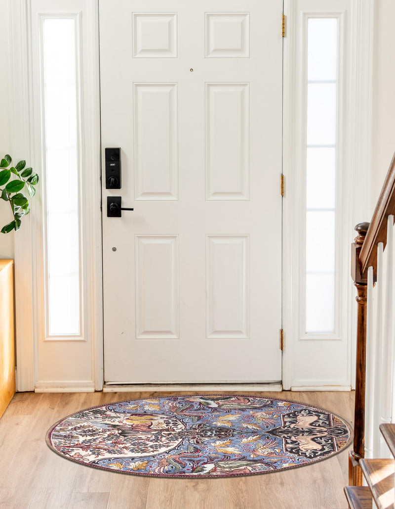 Heritage Elegance Collection Area Rug - Louvre Oval Multi lifestyle 40