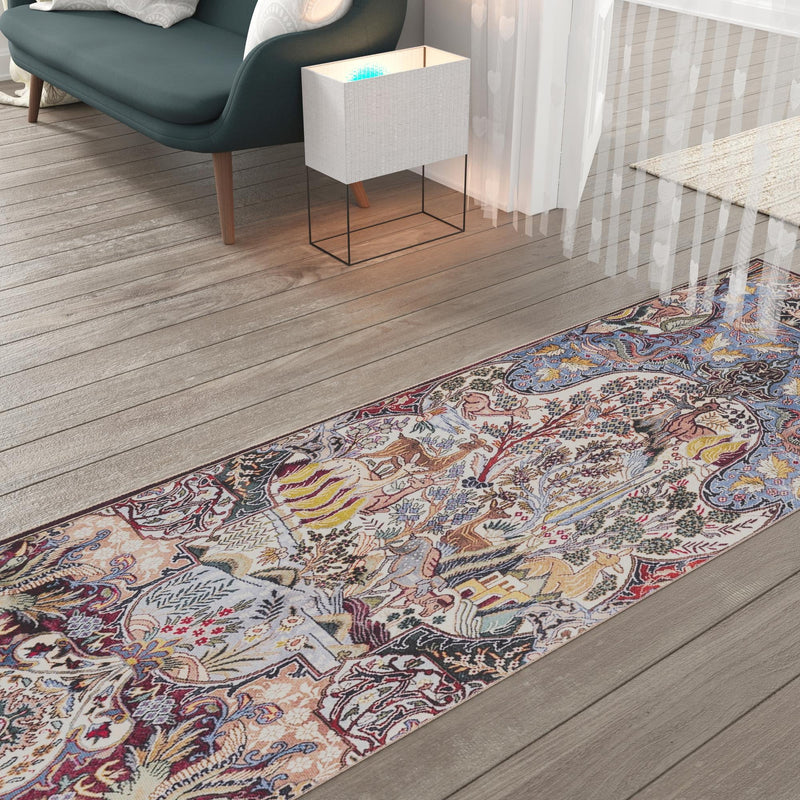 Heritage Elegance Collection Area Rug - Louvre Runner Multi lifestyle 87
