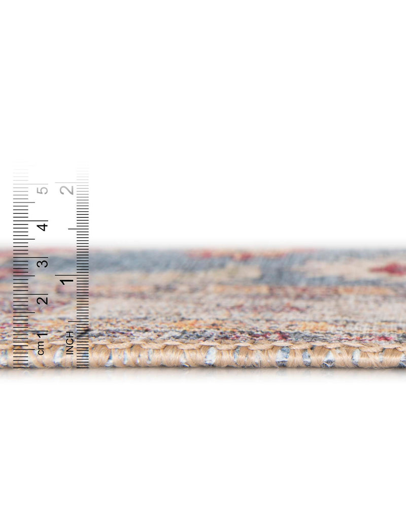 Heritage Elegance Collection Area Rug - Neuschwanstein Rectangle Light Blue lifestyle 20