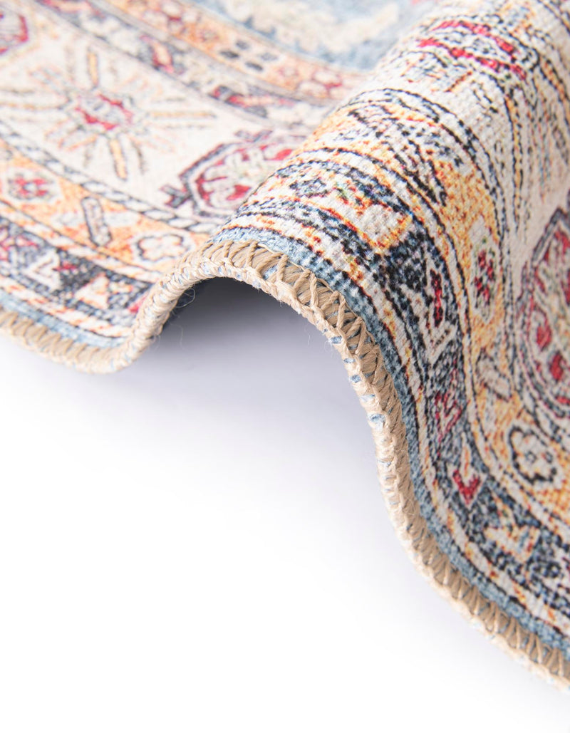 Heritage Elegance Collection Area Rug - Neuschwanstein Rectangle Light Blue lifestyle 40