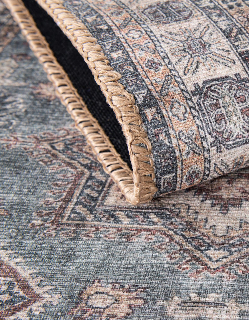 Heritage Elegance Collection Area Rug - Neuschwanstein Rectangle Soft Green lifestyle 22