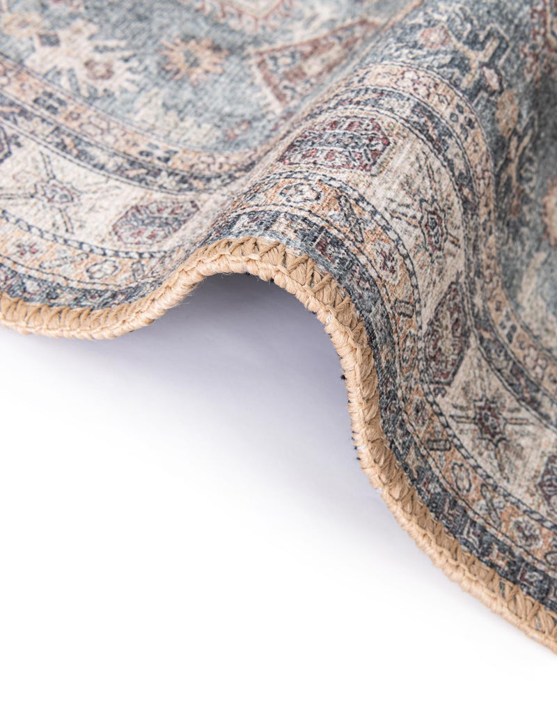 Heritage Elegance Collection Area Rug - Neuschwanstein Rectangle Soft Green lifestyle 38