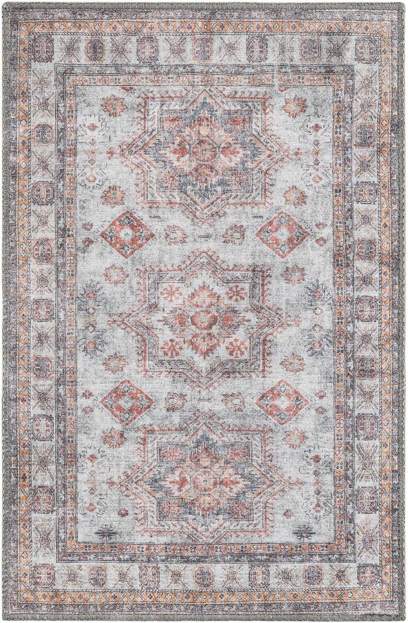 Heritage Elegance Collection Area Rug - Neuschwanstein Rectangle Ivory lifestyle 3