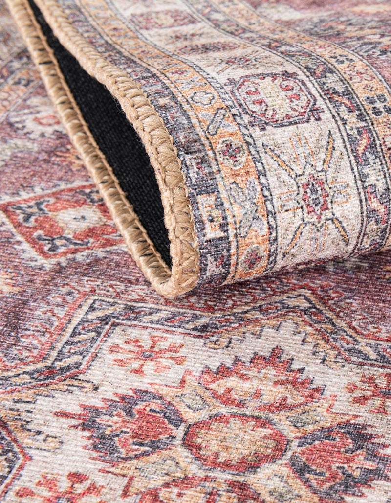 Heritage Elegance Collection Area Rug - Neuschwanstein Rectangle Antique Rose Pink lifestyle 21
