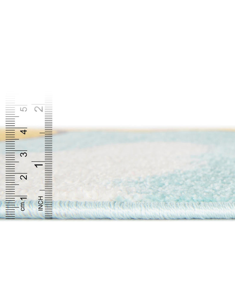 Playful Patterns Collection Area Rug - Frolic Rectangle Blue lifestyle 6