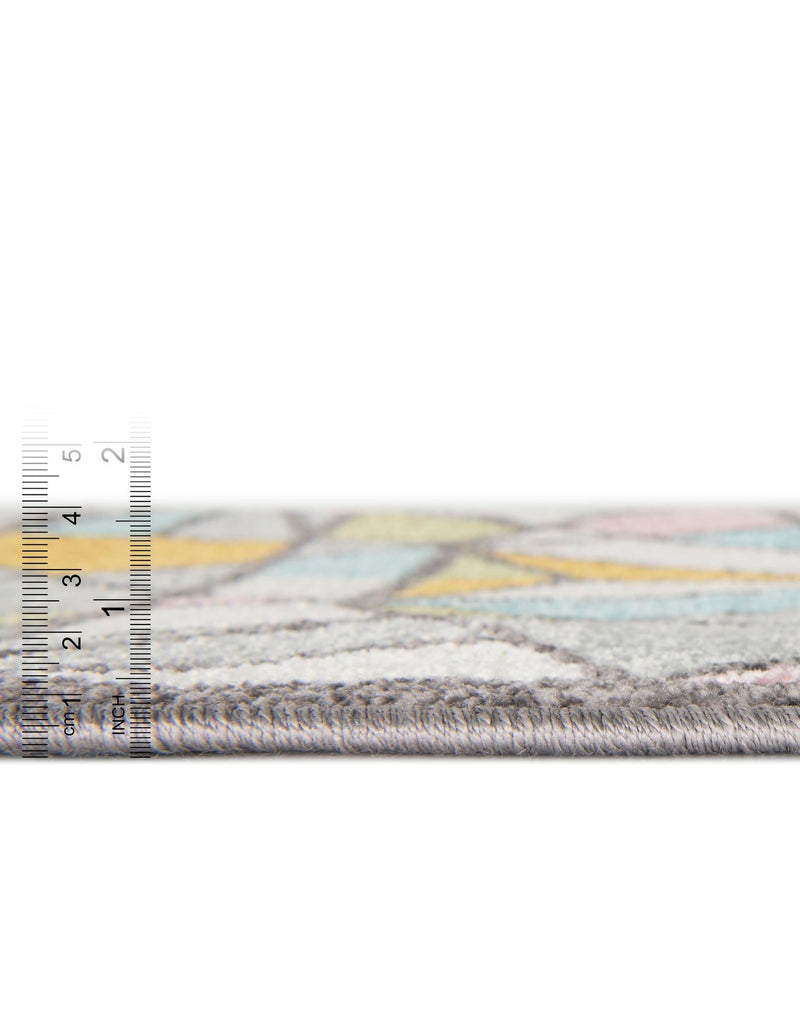 Playful Patterns Collection Area Rug - Chromatic Rectangle Multi lifestyle 5