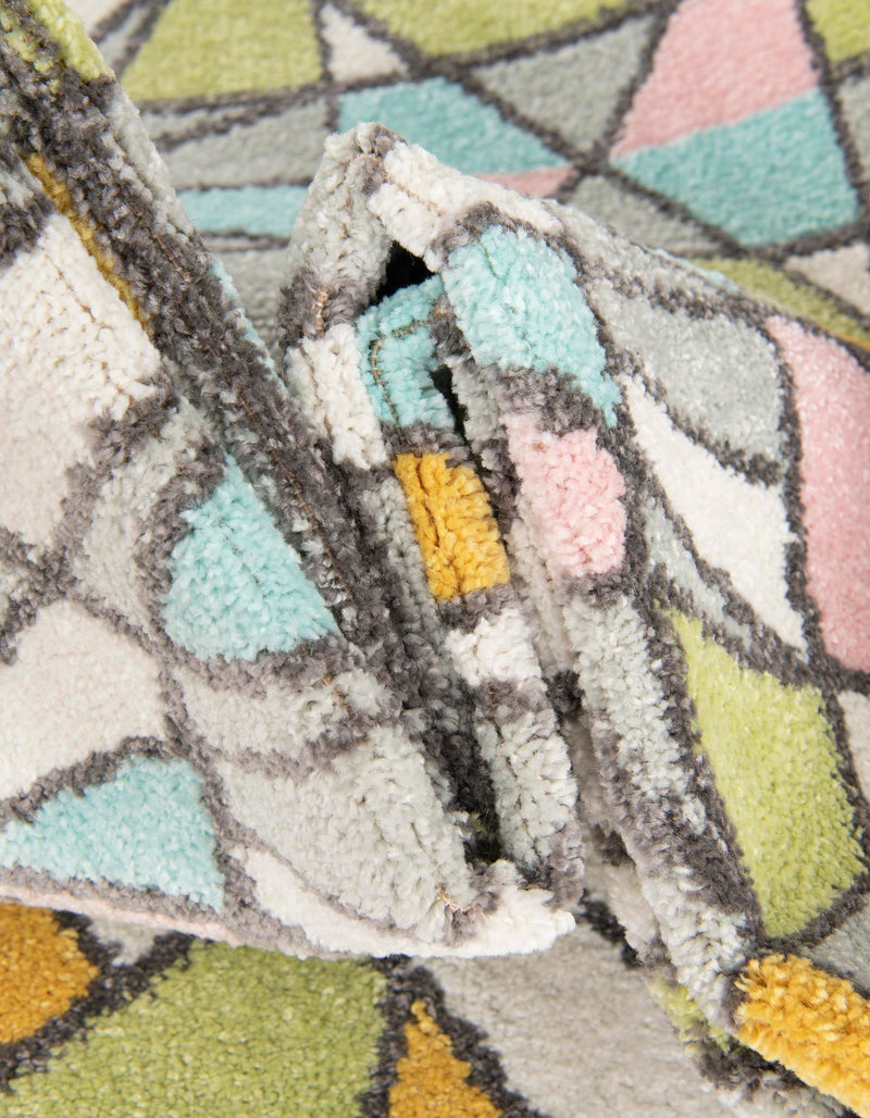 Playful Patterns Collection Area Rug - Chromatic Rectangle Multi lifestyle 8