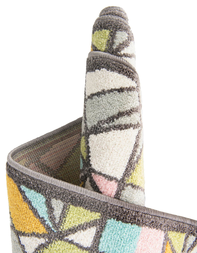 Playful Patterns Collection Area Rug - Chromatic Rectangle Multi lifestyle 11