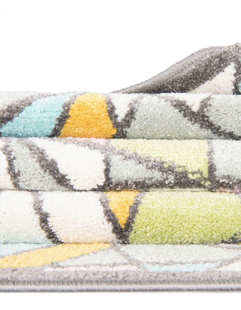 Playful Patterns Collection Area Rug - Chromatic Rectangle Multi lifestyle 14