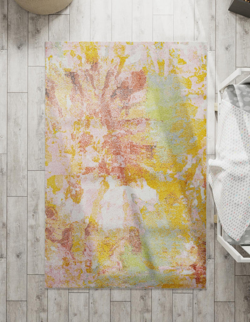 Playful Patterns Collection Area Rug - Flutter Rectangle Multi lifestyle 15