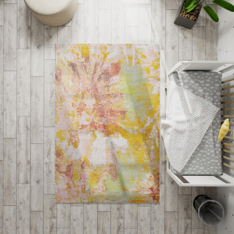 Playful Patterns Collection Area Rug - Flutter Rectangle Multi lifestyle 19