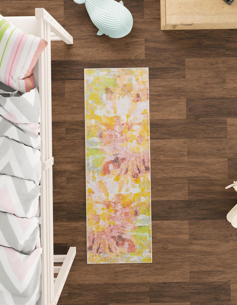 Playful Patterns Collection Area Rug - Flutter Runner Multi lifestyle 49