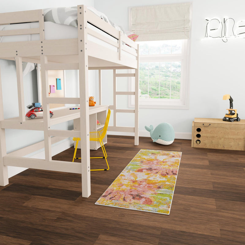 Playful Patterns Collection Area Rug - Flutter Runner Multi lifestyle 53