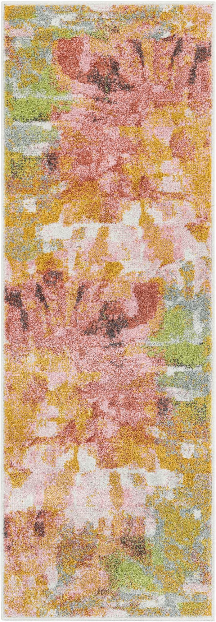 Playful Patterns Collection Area Rug - Flutter Runner Multi lifestyle 21