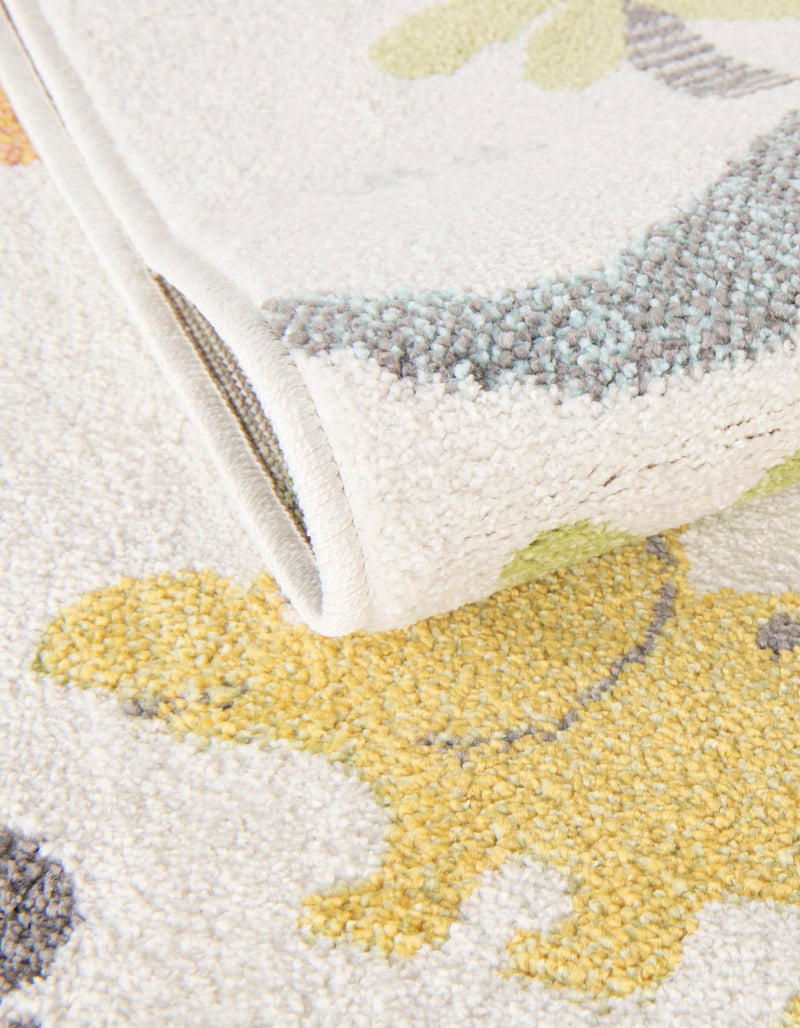 Playful Patterns Collection Area Rug - Pastiche Rectangle Ivory lifestyle 6