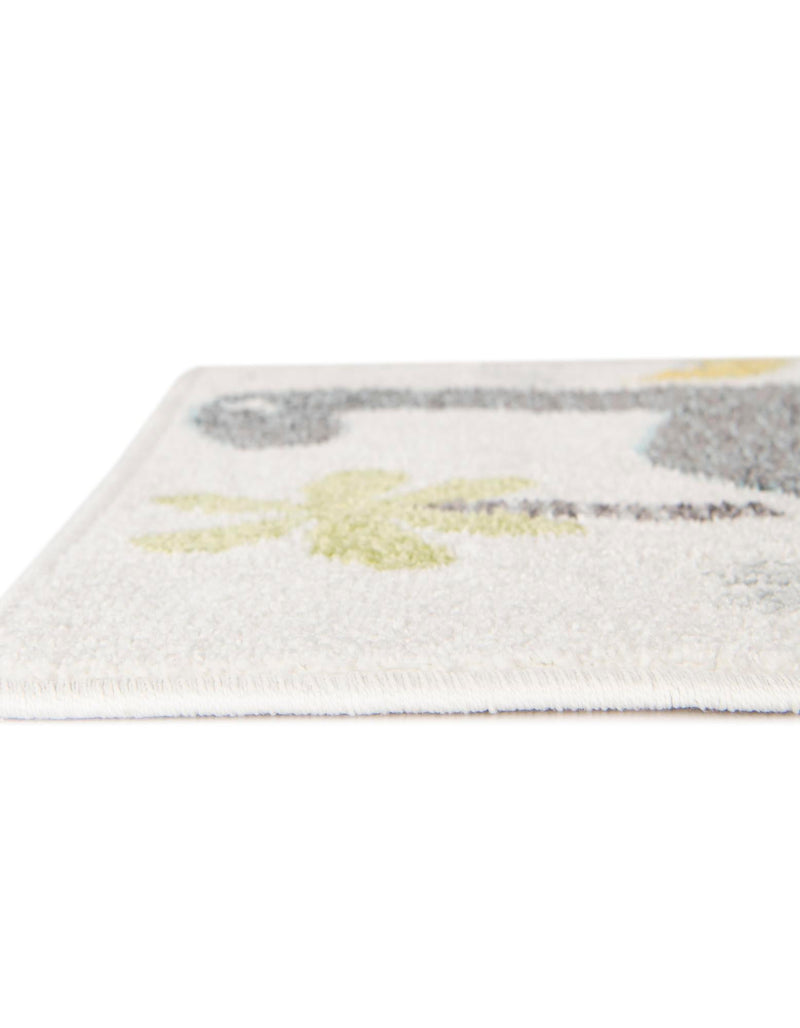 Playful Patterns Collection Area Rug - Pastiche Rectangle Ivory lifestyle 7