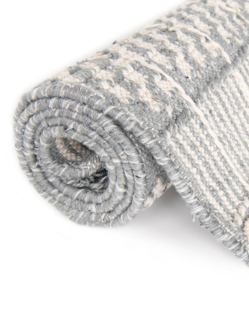 Sustainable Nomad Terrace Collection Area Rug - Reef Rectangle Cool Gray lifestyle 112